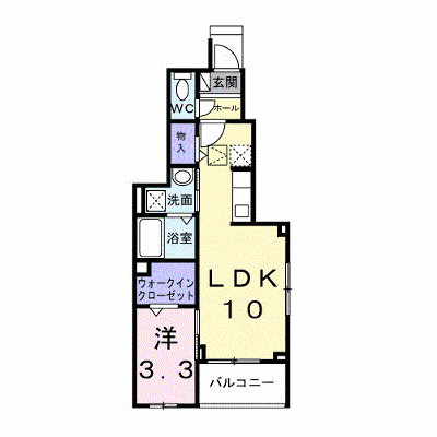 アルソーレ 101【管理NO：1-028591601-01010】 ★家具家電は申し込み後に搬入します★ ★2026年10月上旬入居可能★の物件画像