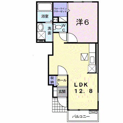 マタザメゾン 104【管理NO：1-014860801-01040】 ★家具家電は申し込み後に搬入します★ ★2026年11月中旬入居可能★の物件画像
