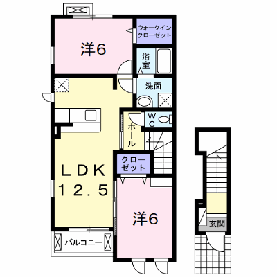 パーク　フィネ　Ｂ 201【管理NO：1-018683402-02010】 ★家具家電は申し込み後に搬入します★ ★2026年10月上旬入居可能★の物件画像