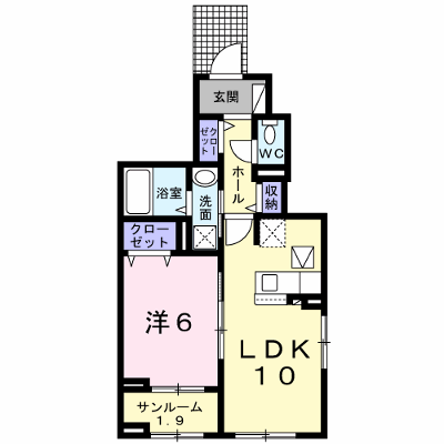 プレシャス　エイト　Ⅰ 101【管理NO：1-026937001-01010】 ★家具家電は申し込み後に搬入します★ ★2026年10月上旬入居可能★の物件画像