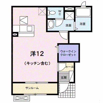 ジェルメ　ライムＡ 103【管理NO：1-016136101-01030】 ★家具家電は申し込み後に搬入します★ ★2026年10月上旬入居可能★の物件画像