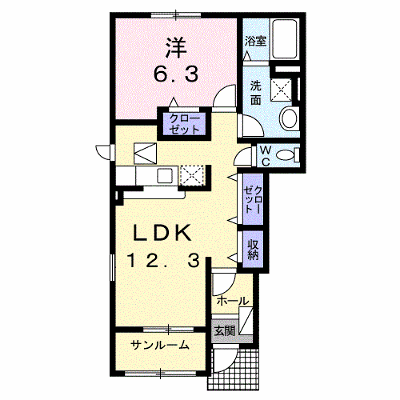 ウェルネスⅤ 101【管理NO：1-020423301-01010】 ★家具家電は申し込み後に搬入します★ ★2026年10月中旬入居可能★の物件画像