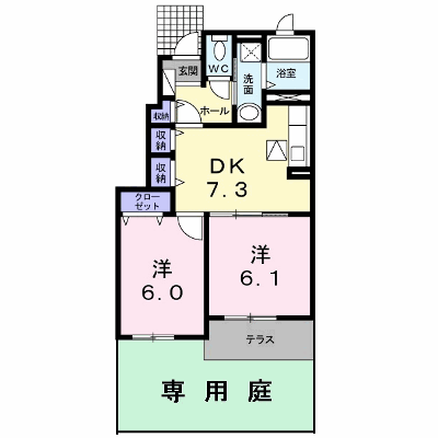 クラール・ブリーゼⅠ 104【管理NO：1-016520801-01040】 ★家具家電は申し込み後に搬入します★ ★2026年10月上旬入居可能★の物件画像