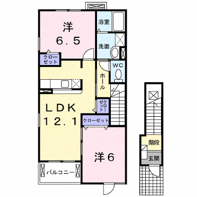 グリーンリーフⅡ 201【管理NO：1-014288102-02010】 ★家具家電は申し込み後に搬入します★ ★2026年11月上旬入居可能★の物件画像