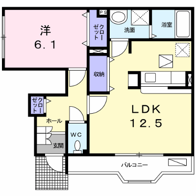 ボナール　ツー 101【管理NO：1-013452601-01010】 ★家具家電は申し込み後に搬入します★ ★2026年10月上旬入居可能★の物件画像