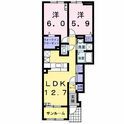 アルバーノ本今 103【管理NO：1-023964501-01030】 ★家具家電は申し込み後に搬入します★ ★2026年10月中旬入居可能★の物件画像