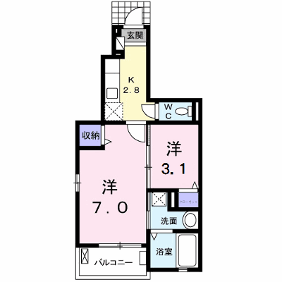 アステール　ＡＯ　Ⅰ 105【管理NO：1-024315801-01040】 ★家具家電は申し込み後に搬入します★の物件画像