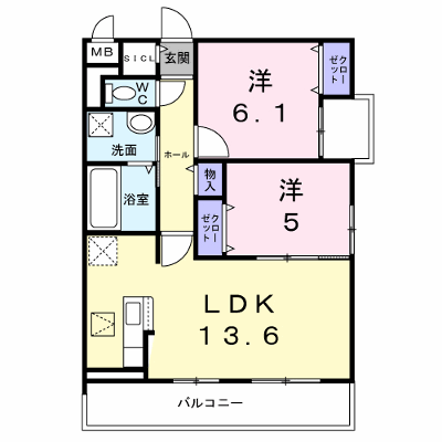 グラウス 101【管理NO：1-027961601-01010】 ★家具家電は申し込み後に搬入します★ ★2026年10月上旬入居可能★の物件画像
