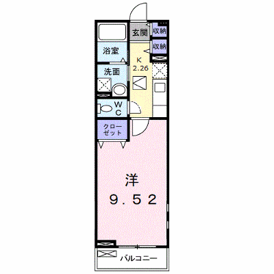 エスペランス 201【管理NO：1-019680501-02010】 ★家具家電は申し込み後に搬入します★の物件画像