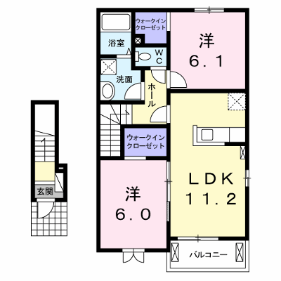 グランド・アヴェニュー　Ａ 203【管理NO：1-020860301-02030】 ★家具家電は申し込み後に搬入します★ ★2026年10月上旬入居可能★の物件画像