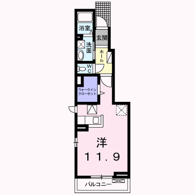 シャトー花ずいＡ 105【管理NO：1-018901101-01040】 ★家具家電は申し込み後に搬入します★の物件画像