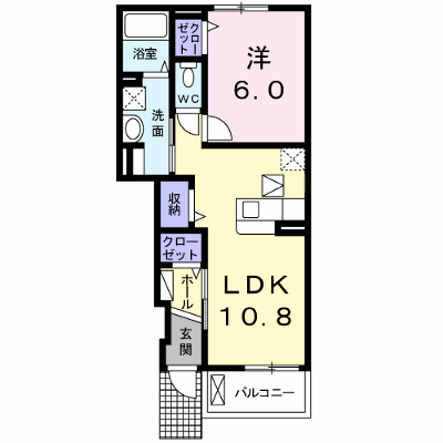 グランディオーズＴＯＫＩ　Ⅱ 103【管理NO：1-022946801-01030】 ★家具家電は申し込み後に搬入します★ ★2026年12月中旬入居可能★の物件画像
