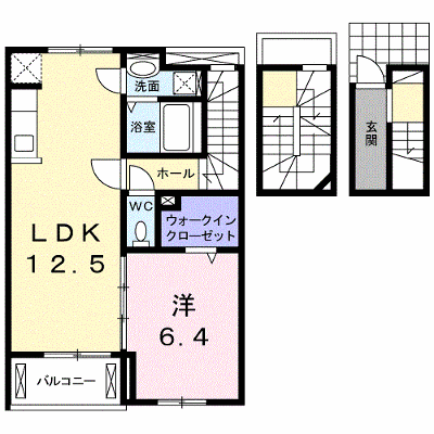 モデッサ神辺Ａ 302【管理NO：1-020652801-03020】 ★家具家電は申し込み後に搬入します★ ★2026年10月中旬入居可能★の物件画像
