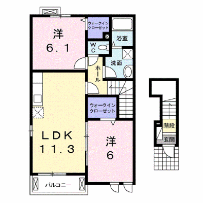 コルソ　ＹＫ 201【管理NO：1-017800501-02010】 ★家具家電は申し込み後に搬入します★の物件画像