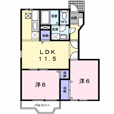 アルカディアＫ　Ⅰ 103【管理NO：1-010571601-01030】 ★家具家電は申し込み後に搬入します★ ★2026年10月上旬入居可能★の物件画像