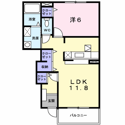 カーサプラシード 102【管理NO：1-017233901-01020】 ★家具家電は申し込み後に搬入します★ ★2026年10月上旬入居可能★の物件画像