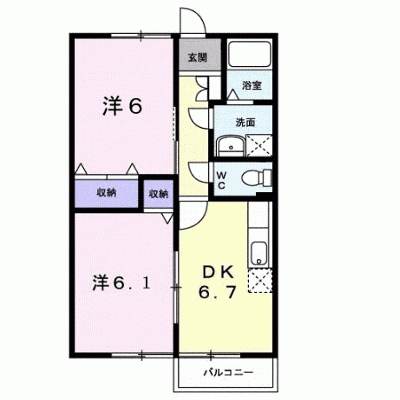 コータ・コート黒川　Ａ 202【管理NO：1-011224601-02020】 ★家具家電は申し込み後に搬入します★の物件画像