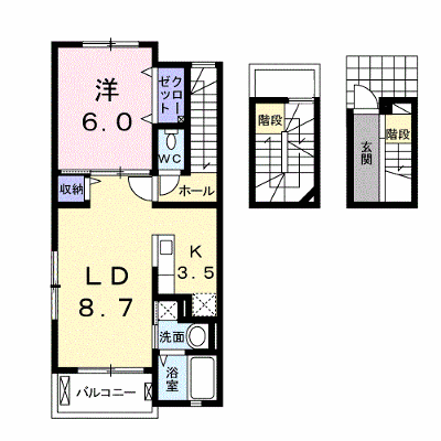 ＢｒｕｎｏⅤ 303【管理NO：1-022520402-03030】 ★家具家電は申し込み後に搬入します★の物件画像