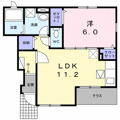 エトワールＤ 104【管理NO：1-020995501-01040】 ★家具家電は申し込み後に搬入します★ ★2026年10月上旬入居可能★の物件画像