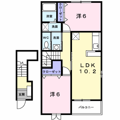エレガントヴィラＵＳＡ　Ａ 203【管理NO：1-013465601-02030】 ★家具家電は申し込み後に搬入します★ ★2026年10月中旬入居可能★の物件画像