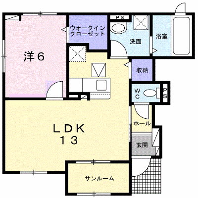 ベル　フォレスト　Ⅰ 101【管理NO：1-026410101-01010】 ★家具家電は申し込み後に搬入します★ ★2026年10月上旬入居可能★の物件画像