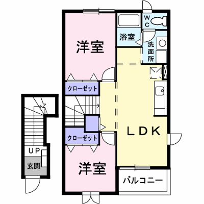 レイベルポート松元Ｂ棟 203【管理NO：1-012307302-02030】 ★家具家電は申し込み後に搬入します★ ★2026年09月下旬入居可能★の物件画像