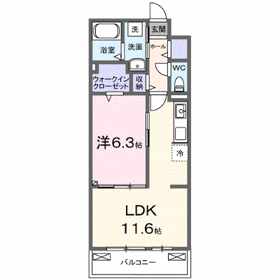 グレイスパークⅢ 305【管理NO：1-028600301-03050】 ★家具家電は申し込み後に搬入します★ ★2027年02月上旬入居可能★の物件画像