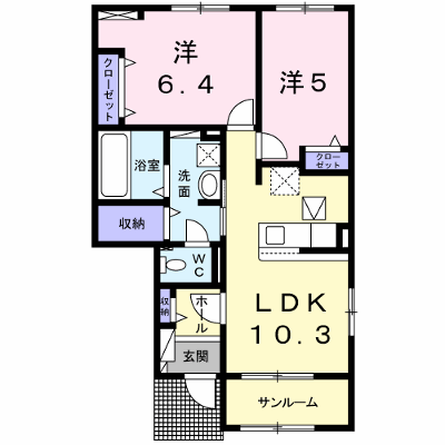 フジ　テラス 102【管理NO：1-026254501-01020】 ★家具家電は申し込み後に搬入します★ ★2026年09月上旬入居可能★の物件画像