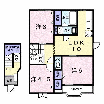 ソレイユメゾン 204【管理NO：1-011388001-02040】 ★家具家電は申し込み後に搬入します★ ★2026年09月下旬入居可能★の物件画像