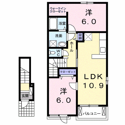 サニーガーデン新栄Ⅱ 202【管理NO：1-021251302-02020】 ★家具家電は申し込み後に搬入します★ ★2026年11月中旬入居可能★の物件画像