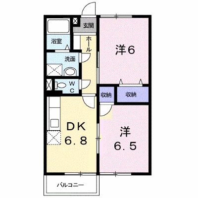 サンライズ１　ラベンダー館 101【管理NO：1-007738301-01010】 ★家具家電は申し込み後に搬入します★ ★2026年10月上旬入居可能★の物件画像