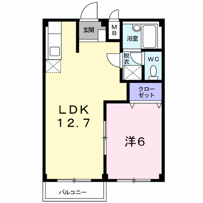 グリーンハイツ平沢 204【管理NO：1-003146501-02040】 ★家具家電は申し込み後に搬入します★ ★2026年10月上旬入居可能★の物件画像
