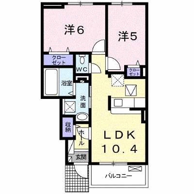 ベルコリーヌ 102【管理NO：1-023206801-01020】 ★家具家電は申し込み後に搬入します★の物件画像