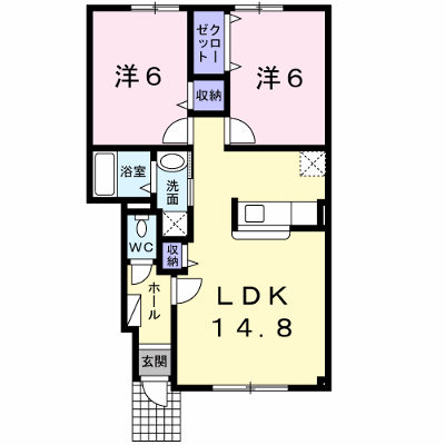 メゾン　ド　ファミーユ美園 103【管理NO：1-016761501-01030】 ★家具家電は申し込み後に搬入します★ ★2026年10月中旬入居可能★の物件画像