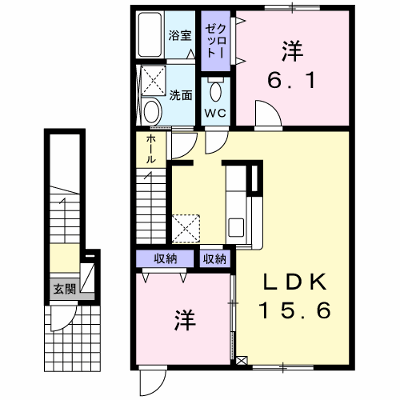 フィオーレ 202【管理NO：1-020378501-02020】 ★家具家電は申し込み後に搬入します★ ★2026年10月中旬入居可能★の物件画像