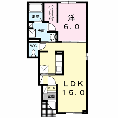 モデルノ　ポテーレⅡ 104【管理NO：1-021488201-01040】 ★家具家電は申し込み後に搬入します★ ★2026年10月中旬入居可能★の物件画像