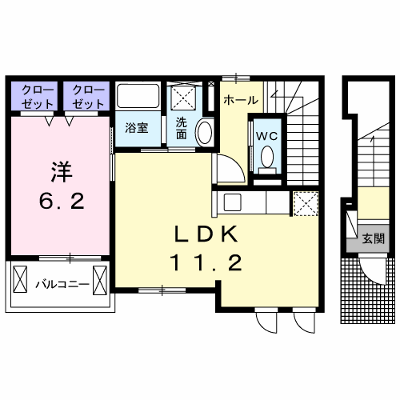 メゾン・リュヴィル 202【管理NO：1-028735201-02020】 ★家具家電は申し込み後に搬入します★ ★2027年01月下旬入居可能★の物件画像