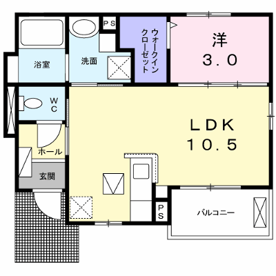 メゾン・リュヴィル 104【管理NO：1-028735201-01040】 ★家具家電は申し込み後に搬入します★ ★2027年01月下旬入居可能★の物件画像