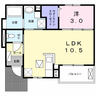 メゾン・リュヴィル 103【管理NO：1-028735201-01030】 ★家具家電は申し込み後に搬入します★ ★2027年01月下旬入居可能★の物件画像