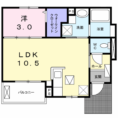 メゾン・リュヴィル 102【管理NO：1-028735201-01020】 ★家具家電は申し込み後に搬入します★ ★2027年01月下旬入居可能★の物件画像