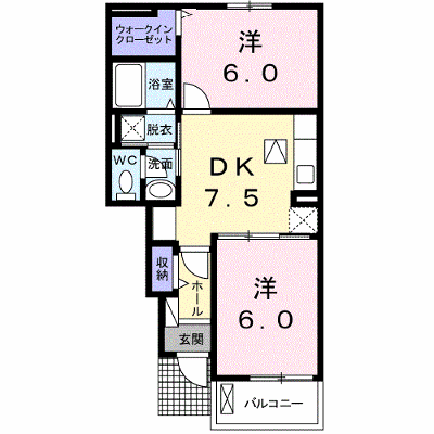オーガスタⅡ 102【管理NO：1-022259502-01020】 ★家具家電は申し込み後に搬入します★ ★2026年10月下旬入居可能★の物件画像