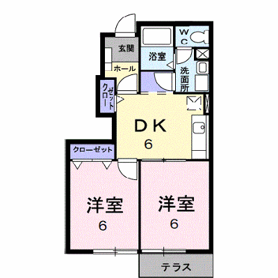 ローゼンハイム 102【管理NO：1-012114901-01020】 ★家具家電は申し込み後に搬入します★の物件画像