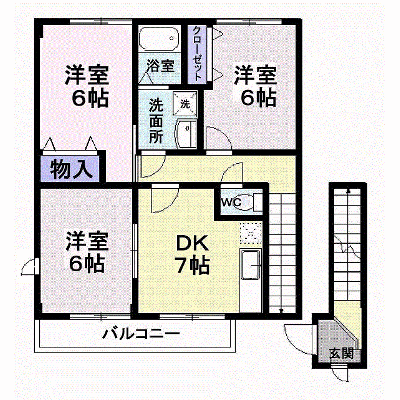 プリムローズ・２１ 201【管理NO：1-010810501-02010】 ★家具家電は申し込み後に搬入します★ ★2026年10月下旬入居可能★の物件画像