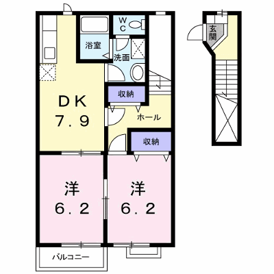 サン・プラシードＡ 202【管理NO：1-013068601-02020】 ★家具家電は申し込み後に搬入します★の物件画像