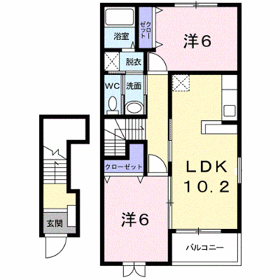ブリーズ　Ｂ 203【管理NO：1-013943302-02030】 ★家具家電は申し込み後に搬入します★ ★2026年10月上旬入居可能★の物件画像