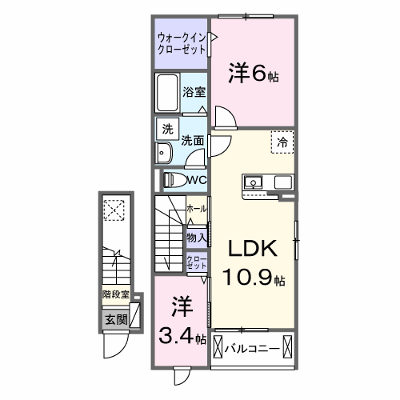 グッドモーニングサン　Ａ 204【管理NO：1-028854101-02040】 ★家具家電は申し込み後に搬入します★ ★2026年12月中旬入居可能★の物件画像