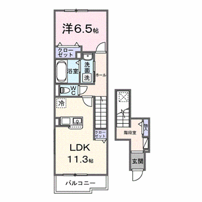 ルミエ　ソレイユ 204【管理NO：1-028560002-02040】 ★家具家電は申し込み後に搬入します★ ★2027年02月上旬入居可能★の物件画像