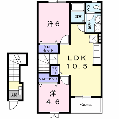 サンエアリーＢ 203【管理NO：1-012441702-02030】 ★家具家電は申し込み後に搬入します★ ★2026年09月下旬入居可能★の物件画像