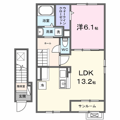 グラン・パティオⅢ 206【管理NO：1-028702903-02060】 ★家具家電は申し込み後に搬入します★ ★2027年03月上旬入居可能★の物件画像