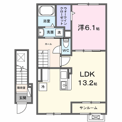 グラン・パティオⅡ 204【管理NO：1-028702902-02040】 ★家具家電は申し込み後に搬入します★ ★2027年03月上旬入居可能★の物件画像